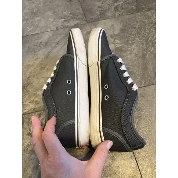 VANS Era Charcoal Gray & Pink Skate Shoes Women’s Size 10 Padded Tongue - Picture 3 of 7